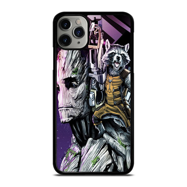ROCKET RACCOON AND GROOT MARVEL iPhone 11 Pro Max Case Cover