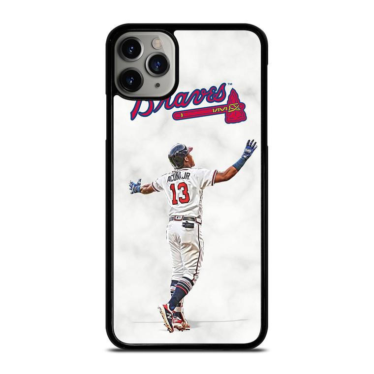 RONALD ACUNA JR MARBLE ATLANTA BRAVES iPhone 11 Pro Max Case Cover