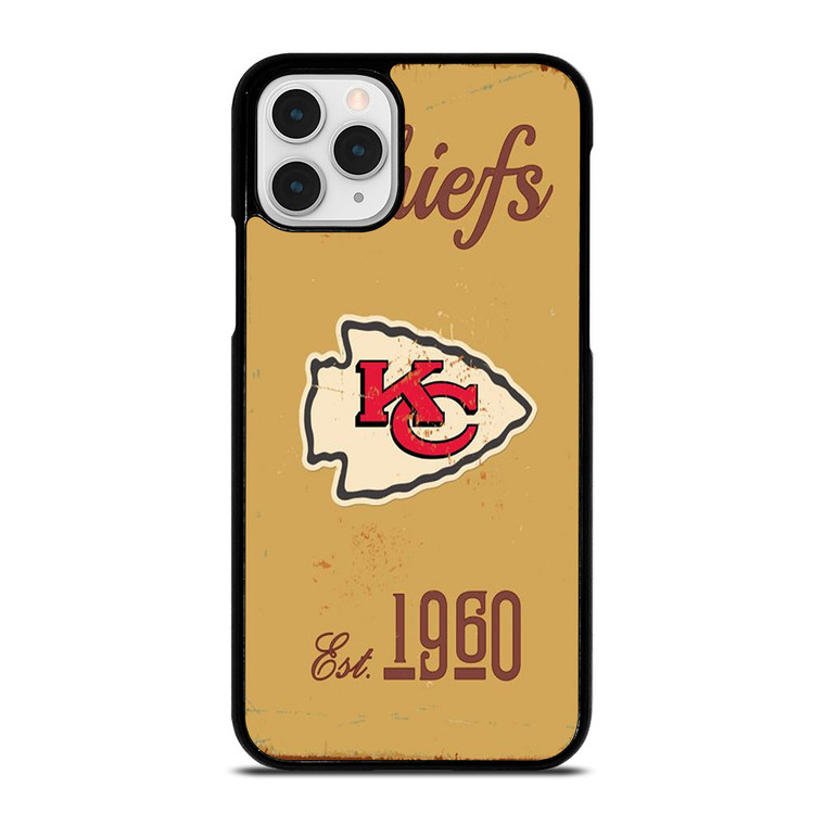 KANSAS CITY CHIEFS RUSTY LOGO iPhone 11 Pro Case Cover