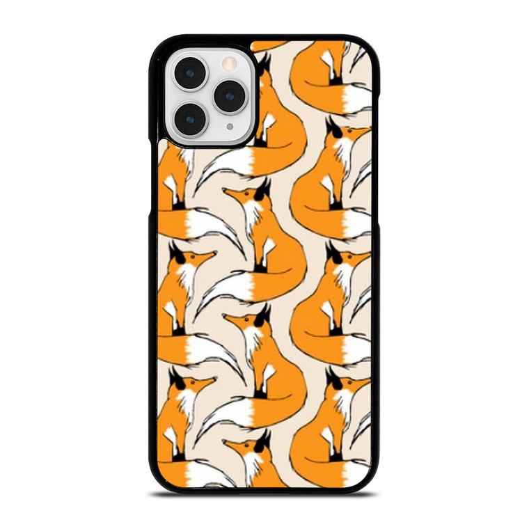 ORANGE FOX PATTERN iPhone 11 Pro Case Cover