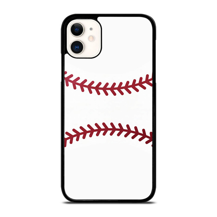 BASEBALL RED STITCHING iPhone 11 Case Cover
