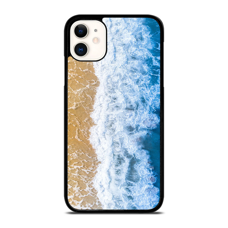 BLUE BEACH WAVES iPhone 11 Case Cover