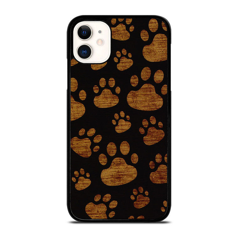 CAT FOOTPRINTS PATTERN iPhone 11 Case Cover
