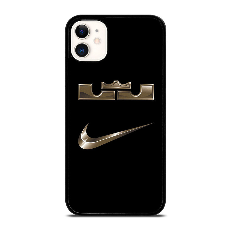 KING LEBRON JAMES NIKE METAL iPhone 11 Case Cover KING LEBRON JAMES NIKE METAL iPhone 11 Case Cover