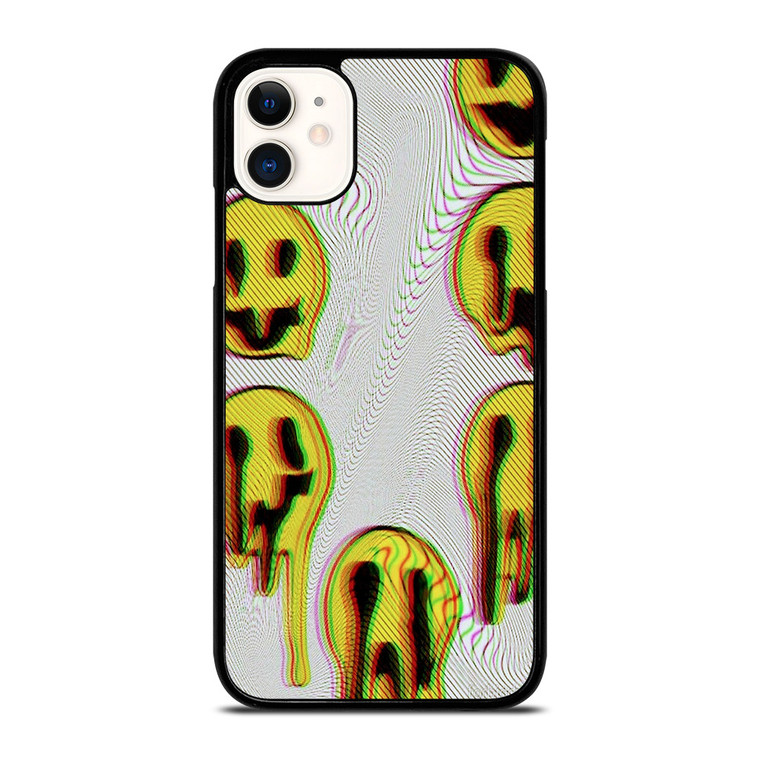 MELTED SMILEY FACE iPhone 11 Case Cover