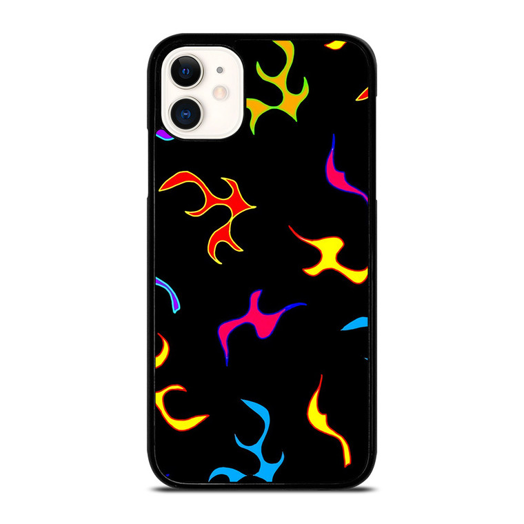 PLAYFUL FIRE PATTERN iPhone 11 Case Cover