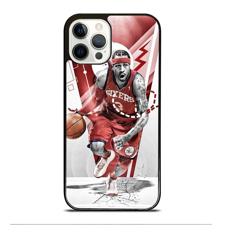 ALLEN IVERSON SIXERS BASKETBALL iPhone 12 Pro Case Cover