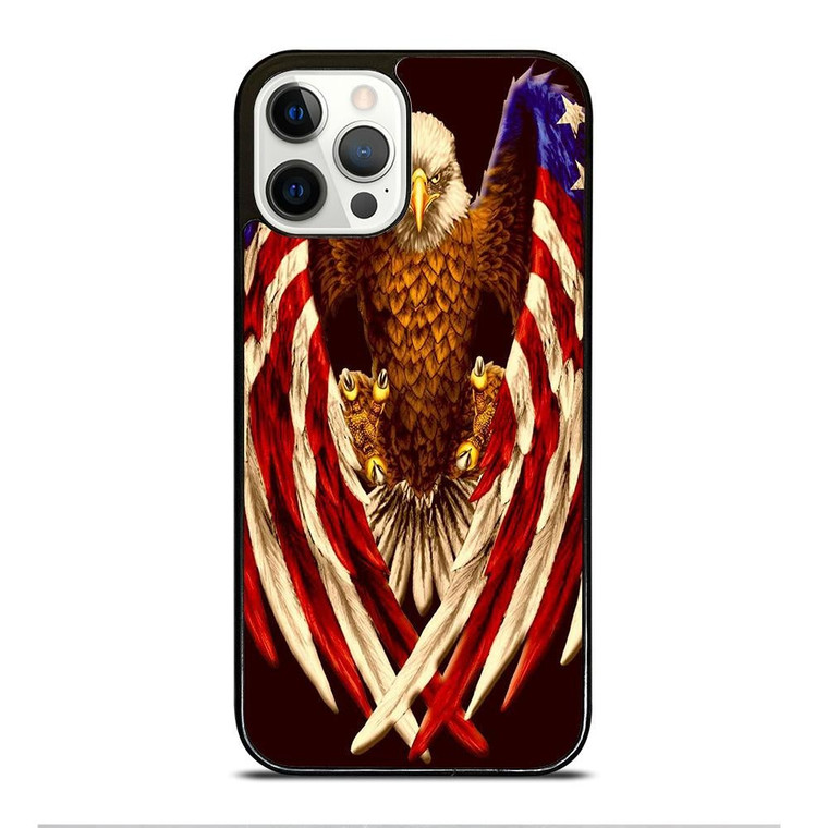 AMERICA FLAG EAGLE iPhone 12 Pro Case Cover