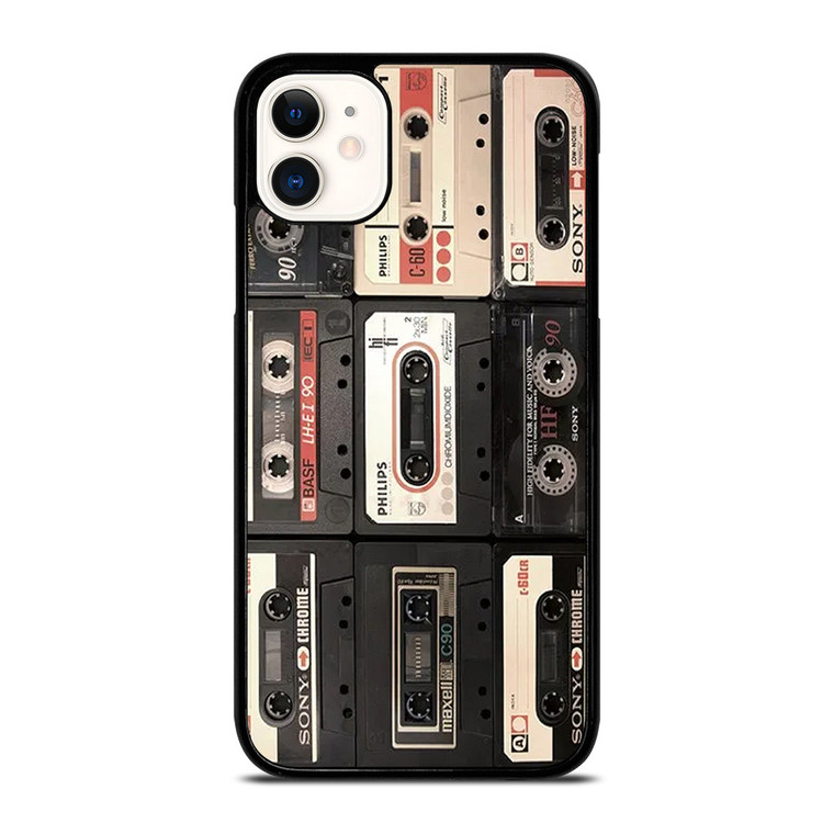 VINTAGE MIXTAPE COLLAGE iPhone 11 Case Cover