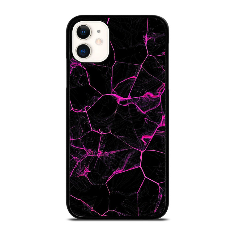 VIOLET ABSTRACT SMOKED GRID iPhone 11 Case Cover