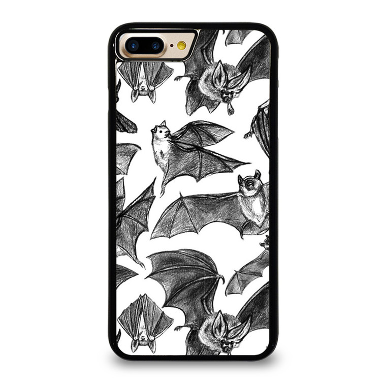 BAT HAND DRAWING PATTERN iPhone 7 / 8 Plus Case Cover
