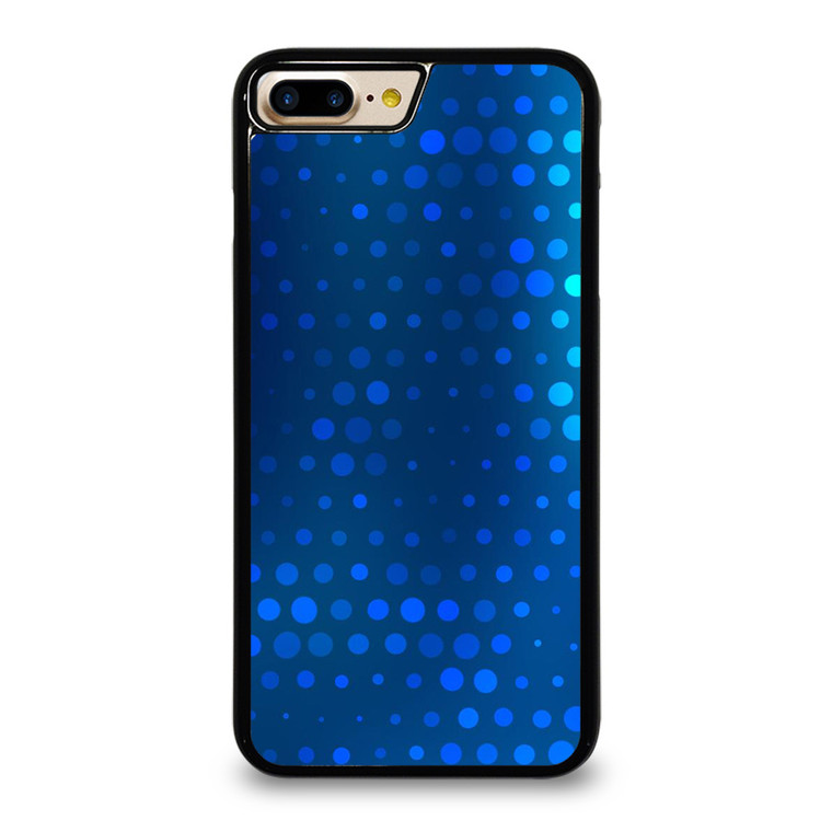 BLUE GRADIENT HALFTONE PATTERN iPhone 7 / 8 Plus Case Cover