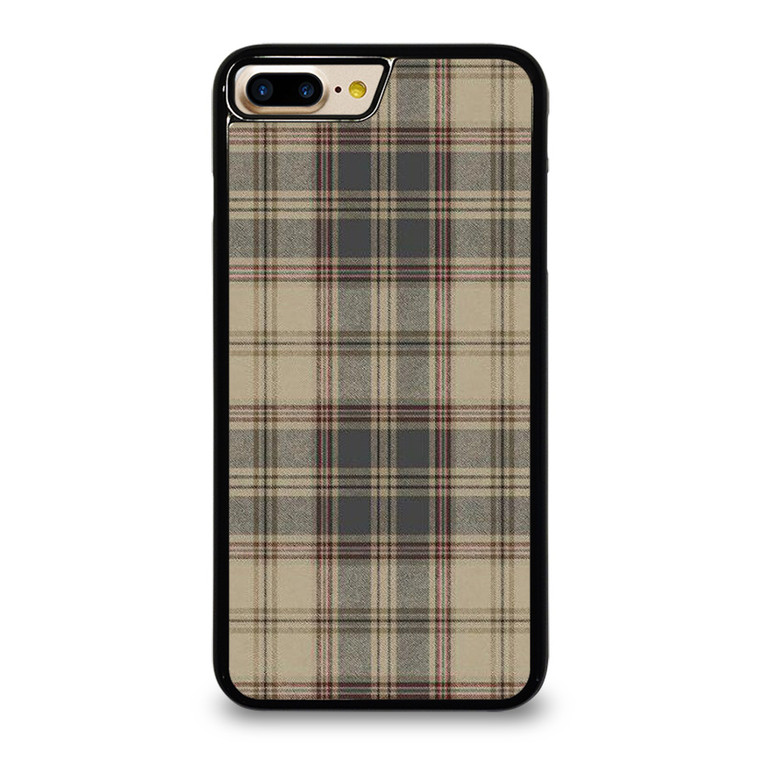 BROWN TARTAN PLAID PATTERN iPhone 7 / 8 Plus Case Cover
