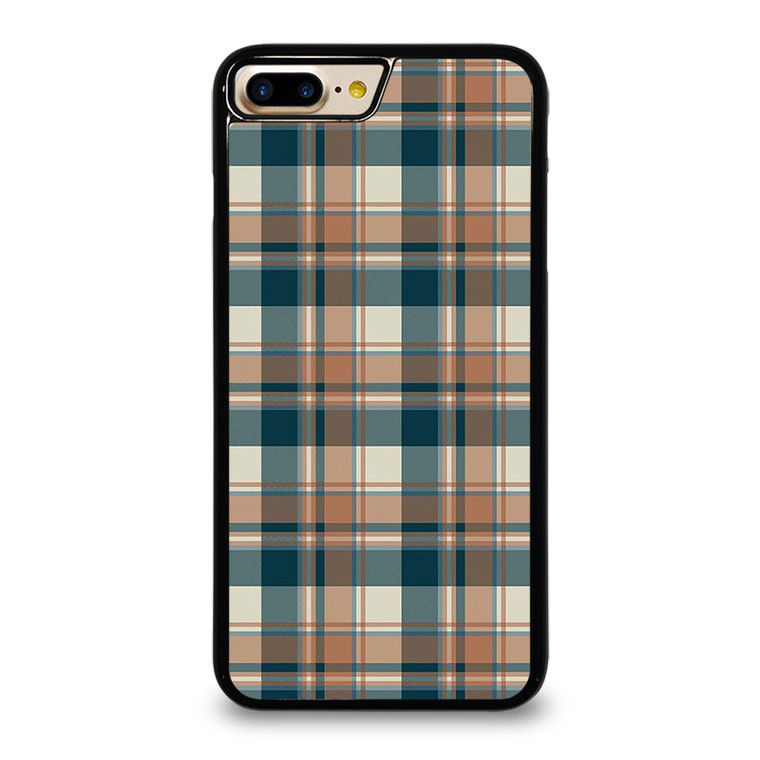 CHECK CLASSIC DARK PLAID FABRIC TEXTURES iPhone 7 / 8 Plus Case Cover