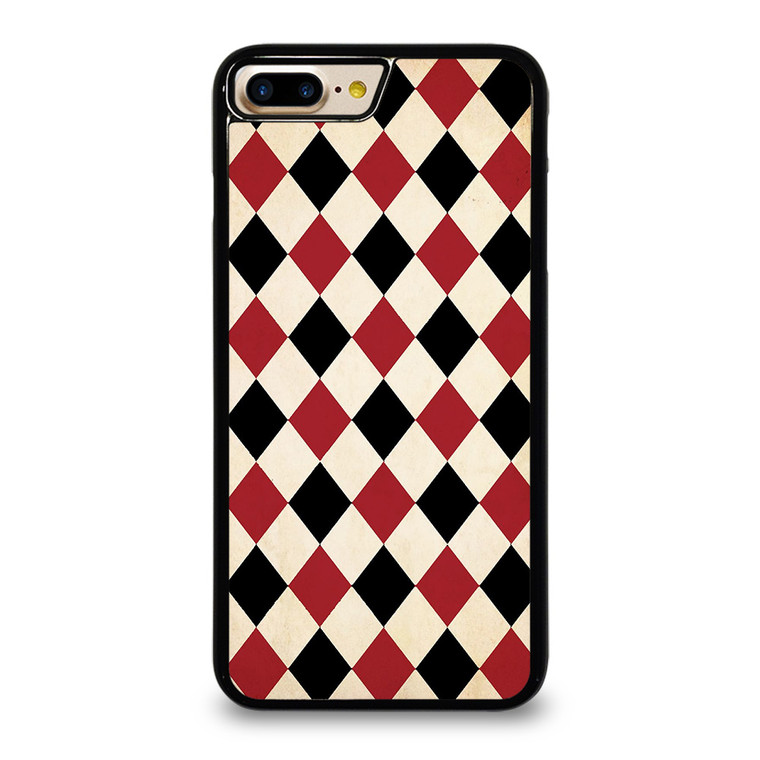 DIAMOND RED BACK PATTERN iPhone 7 / 8 Plus Case Cover