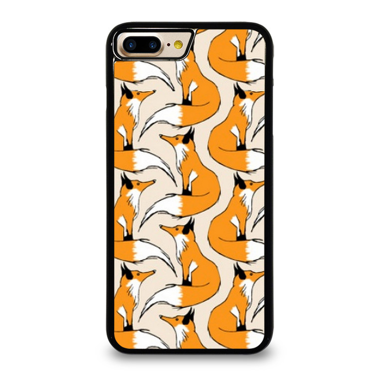 ORANGE FOX PATTERN iPhone 7 / 8 Plus Case Cover