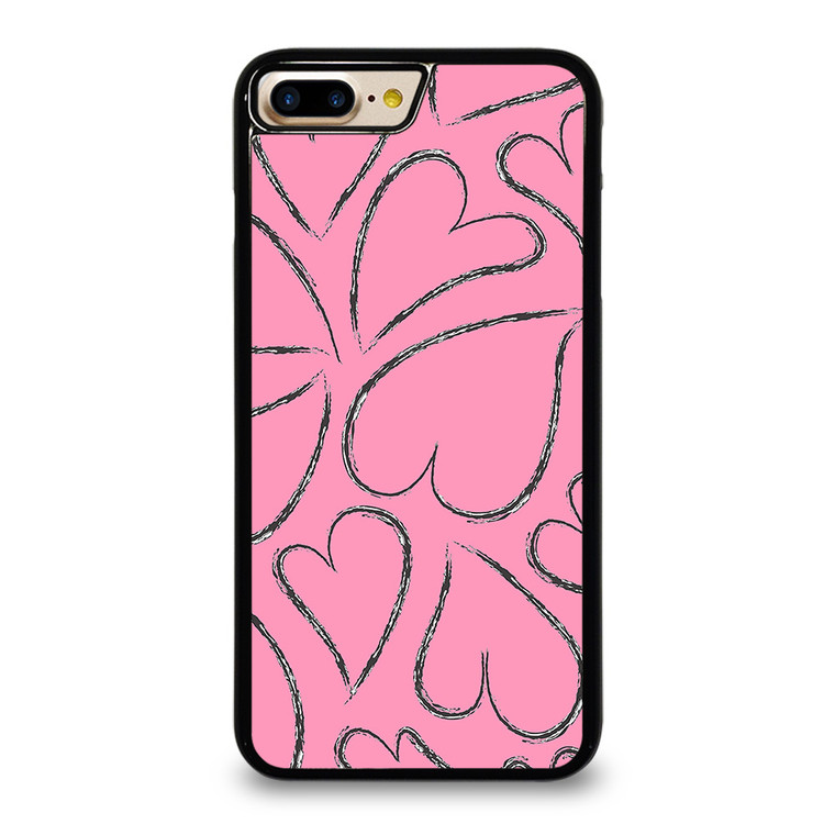 PINK LOVE BRUSHES PATTERN iPhone 7 / 8 Plus Case Cover