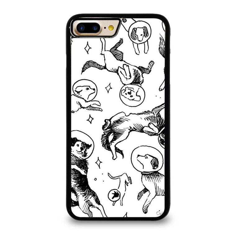 SPACE DOG WHITE PATTERN iPhone 7 / 8 Plus Case Cover