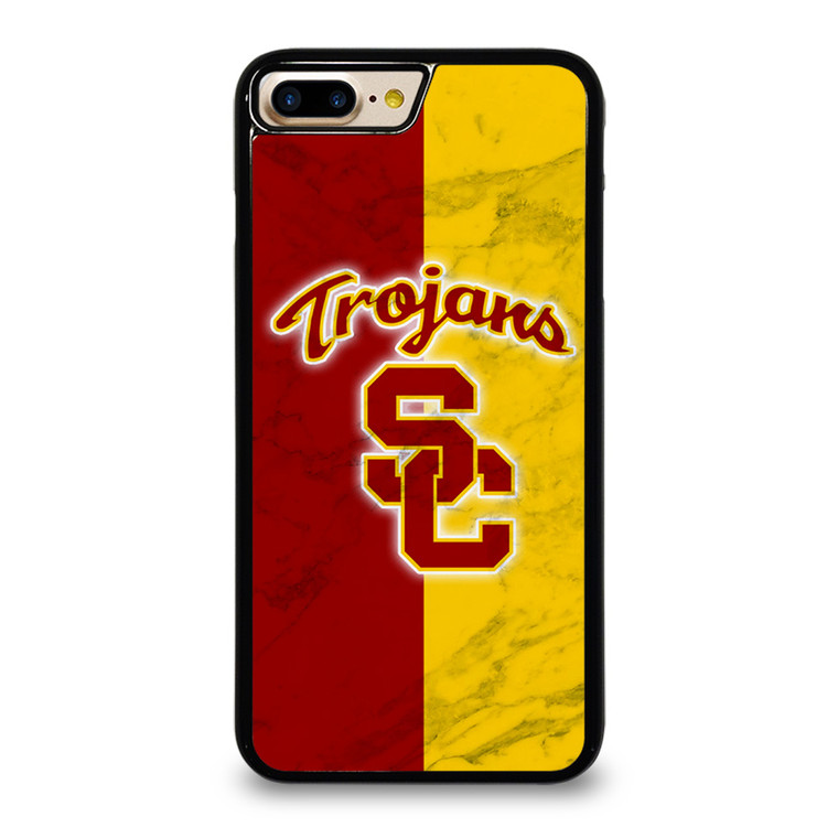 USC TROJANS LOGO MARBLE iPhone 7 / 8 Plus Case Cover