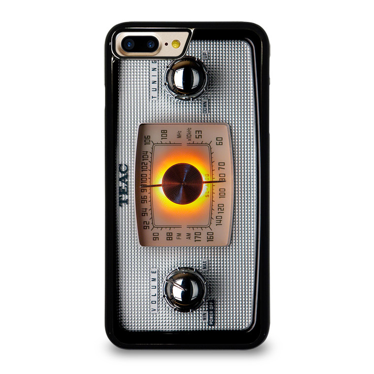 VINTAGE RADIO SILVER METAL iPhone 7 / 8 Plus Case Cover