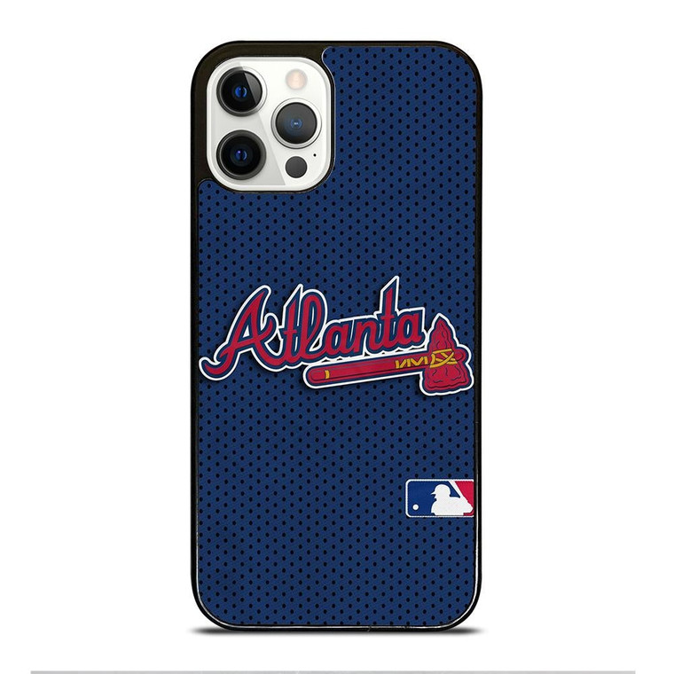 ATLANTA BRAVES JERSEY LOGO iPhone 12 Pro Case Cover