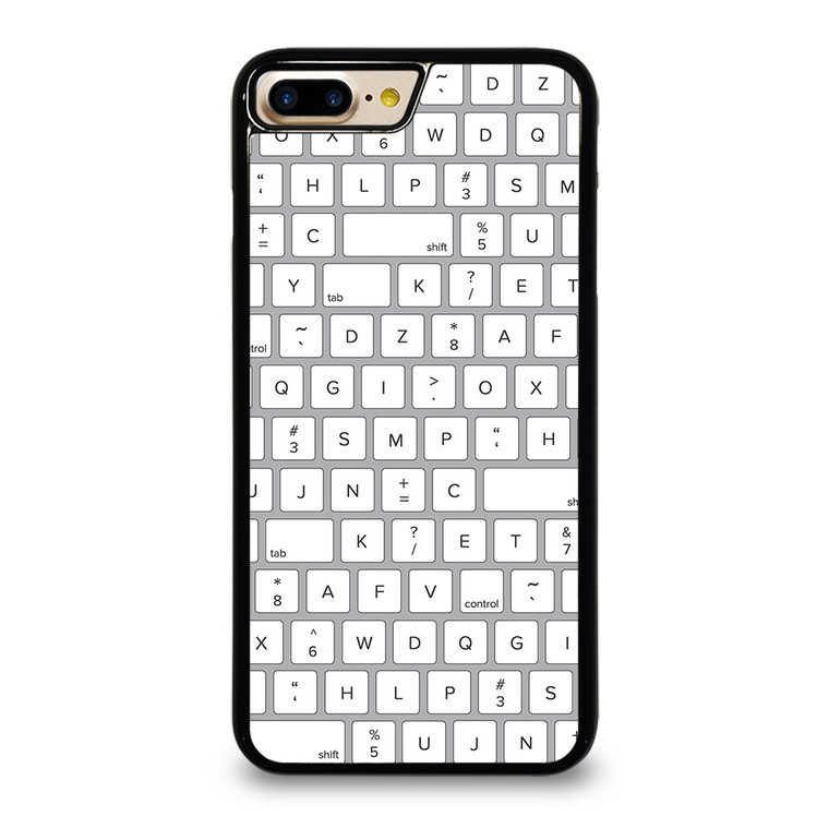 WHITE KEYBOARD PATTERN iPhone 7 / 8 Plus Case Cover
