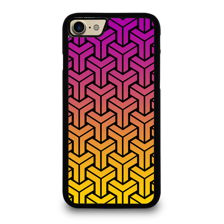 BLACK MAMBA YELLOW PURPLE PATTERN iPhone 7 / 8 Case Cover