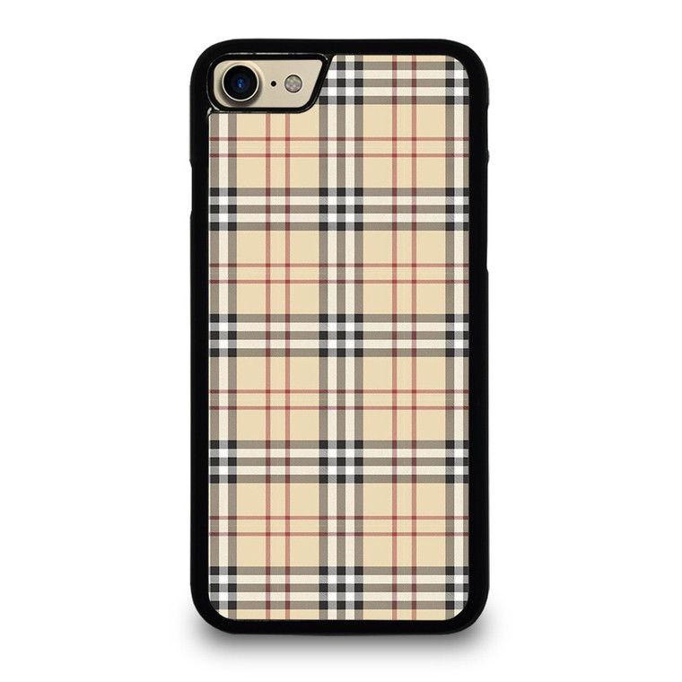 CREAM TARTAN PATTERN iPhone 7 / 8 Case Cover