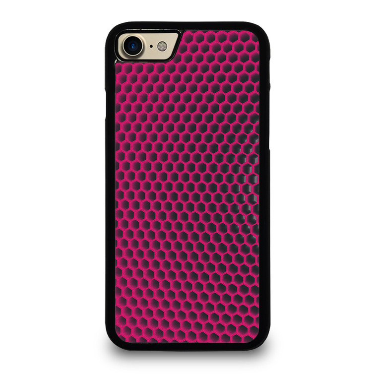 HEXAGONAL BLACK PURPLE PATTERN iPhone 7 / 8 Case Cover
