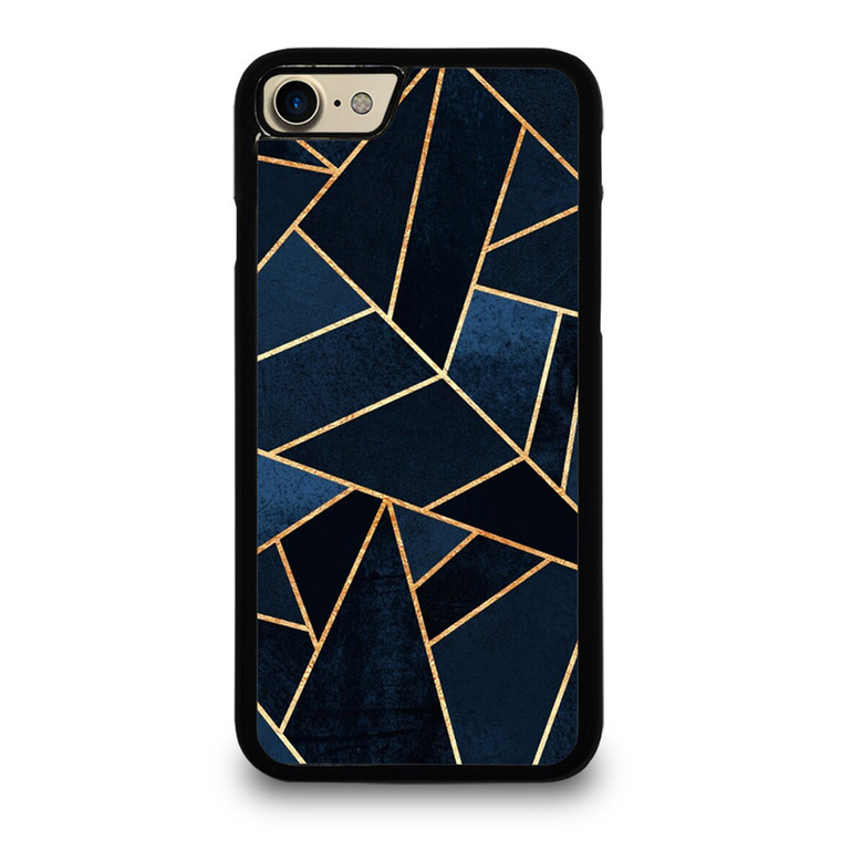 NAVY STONE CERAMIC ABSTRACT iPhone 7 / 8 Case Cover