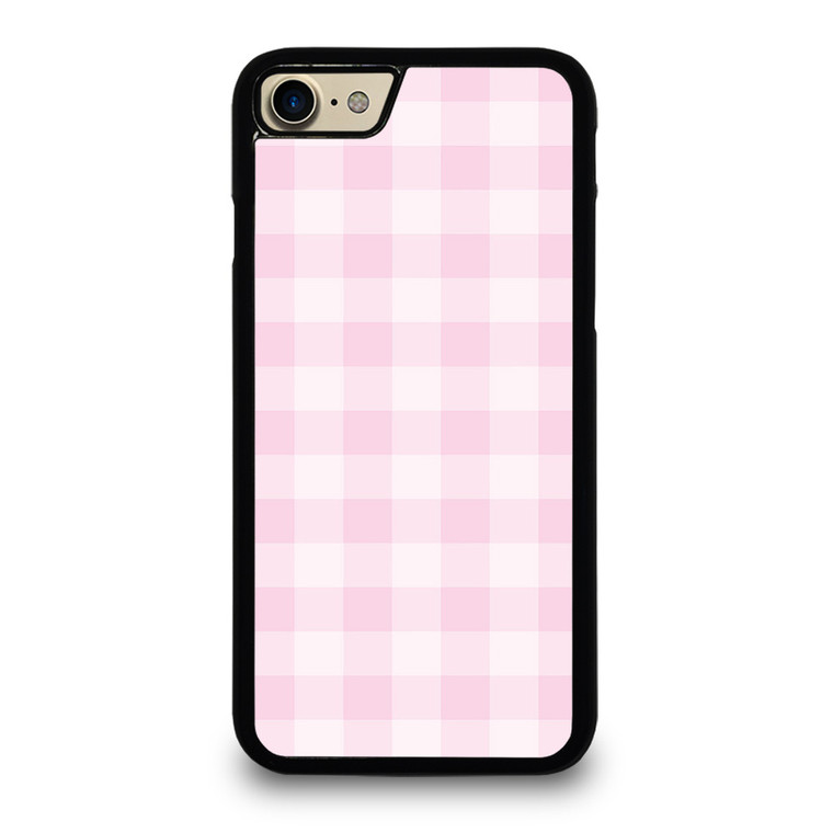 PINK PLAID PATTERN iPhone 7 / 8 Case Cover