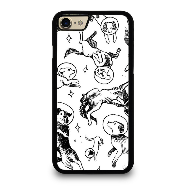 SPACE DOG WHITE PATTERN iPhone 7 / 8 Case Cover