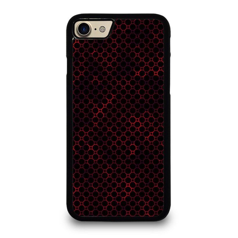 STYLISH HEXAGONAL RED PATTERN iPhone 7 / 8 Case Cover