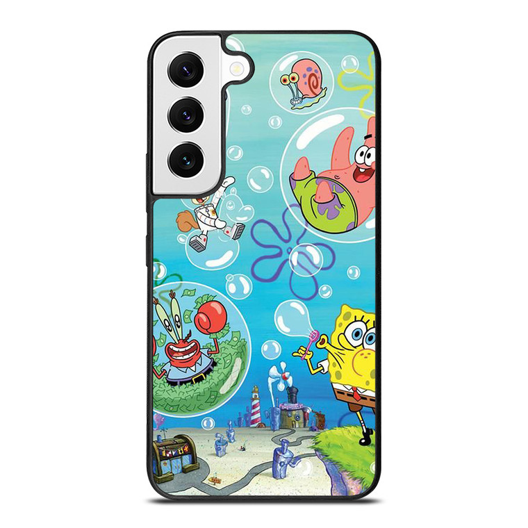 SPONGEBOB AND FRIENDS BUBBLES Samsung Galaxy S21 Plus Case Cover