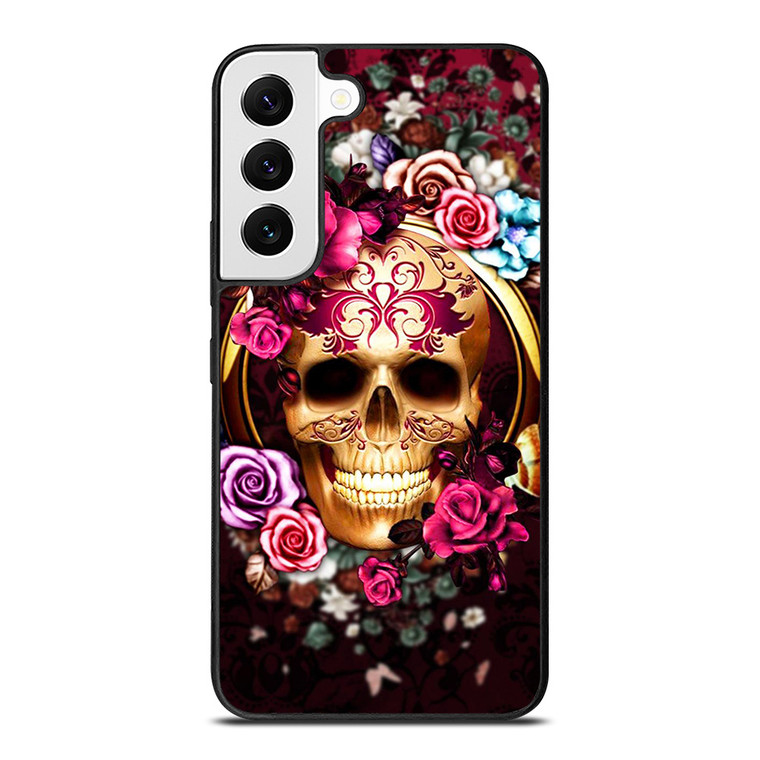 SUGAR SKULL FLOWER 2 Samsung Galaxy S21 Plus Case Cover SUGAR SKULL FLOWER 2 Samsung Galaxy S21 Plus Case Cover
