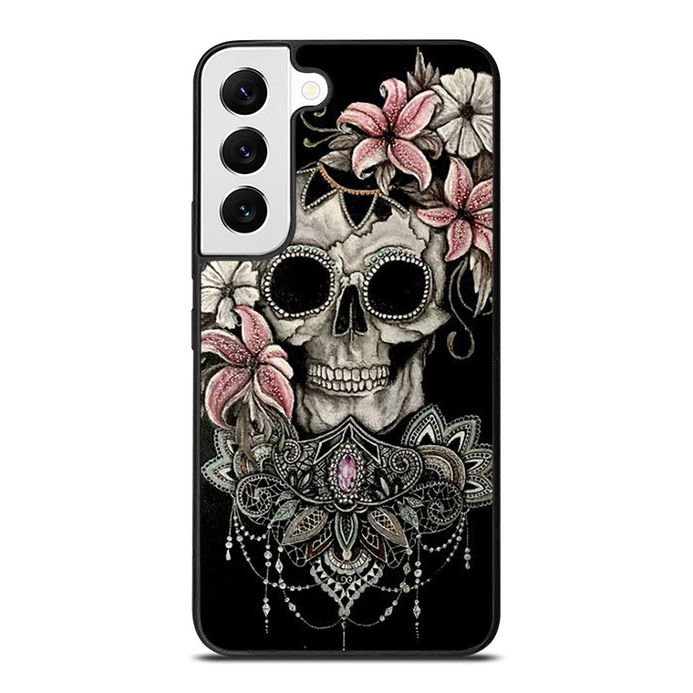 SUGAR SKULL FLOWER Samsung Galaxy S21 Plus Case Cover SUGAR SKULL FLOWER Samsung Galaxy S21 Plus Case Cover