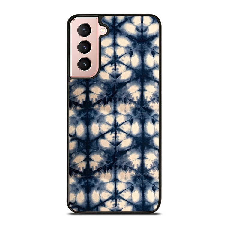 BLUE WILDFLOWER PATTERN Samsung Galaxy S21 Case Cover