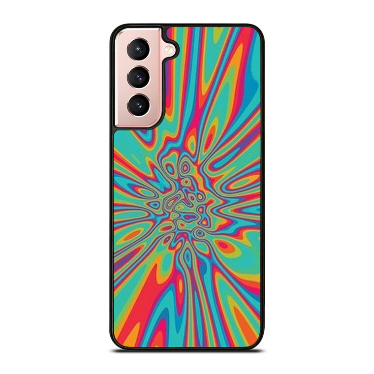 MELTED COLORFUL CHROME Samsung Galaxy S21 Case Cover