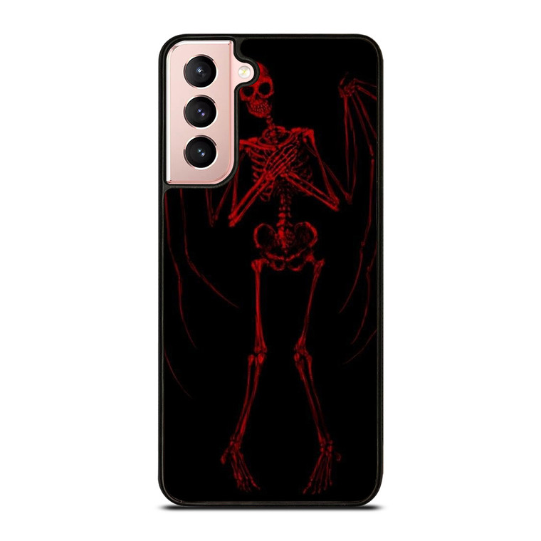 RED SKELETON HEARTBREAKING Samsung Galaxy S21 Case Cover
