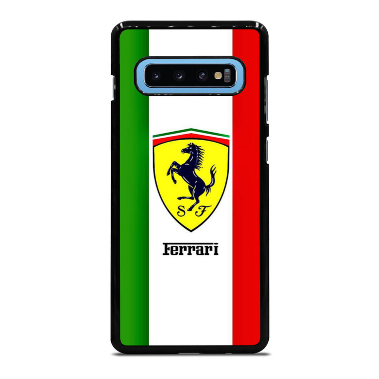 FERRARI ITALI FLAG LOGO Samsung Galaxy S10 Plus Case Cover