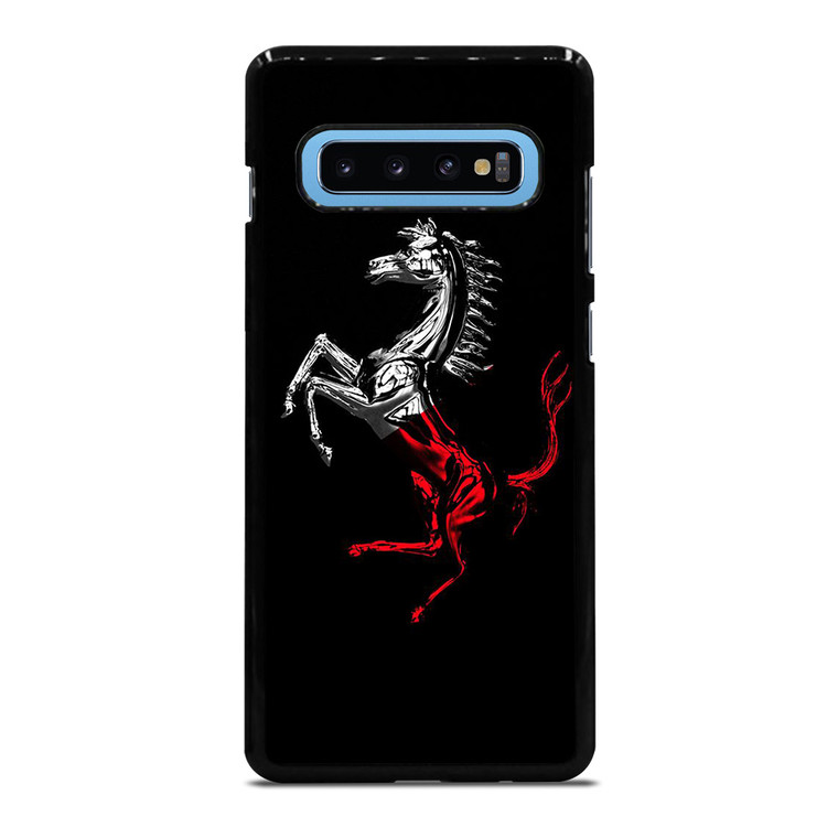 FERRARI LOGO CHROME HORSE Samsung Galaxy S10 Plus Case Cover