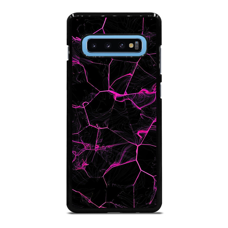 VIOLET ABSTRACT SMOKED GRID Samsung Galaxy S10 Plus Case Cover