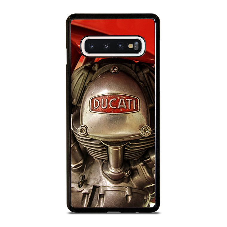 DUCATI ENGINE LOGO RETRO Samsung Galaxy S10 Case Cover