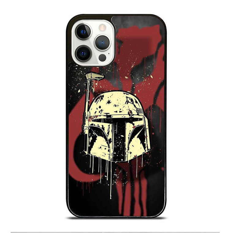 BOBA FETT HELMET STAR WARS ART iPhone 12 Pro Case Cover