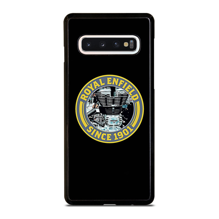 ROYAL ENFIELD ENGINE BADGE Samsung Galaxy S10 Case Cover ROYAL ENFIELD ENGINE BADGE Samsung Galaxy S10 Case Cover