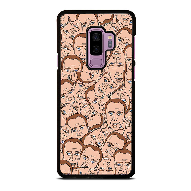 NICOLAS CAGE CARTOON COLLAGE Samsung Galaxy S9 Plus Case Cover