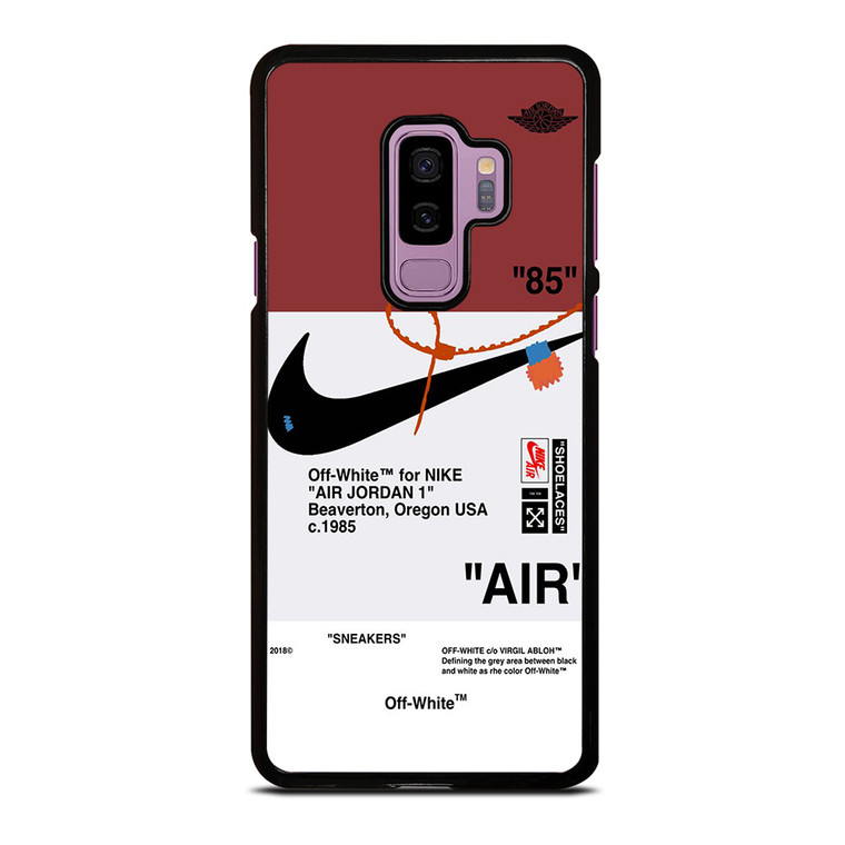 OFF WHITE NIKE AIR JORDAN SNEAKERS Samsung Galaxy S9 Plus Case Cover