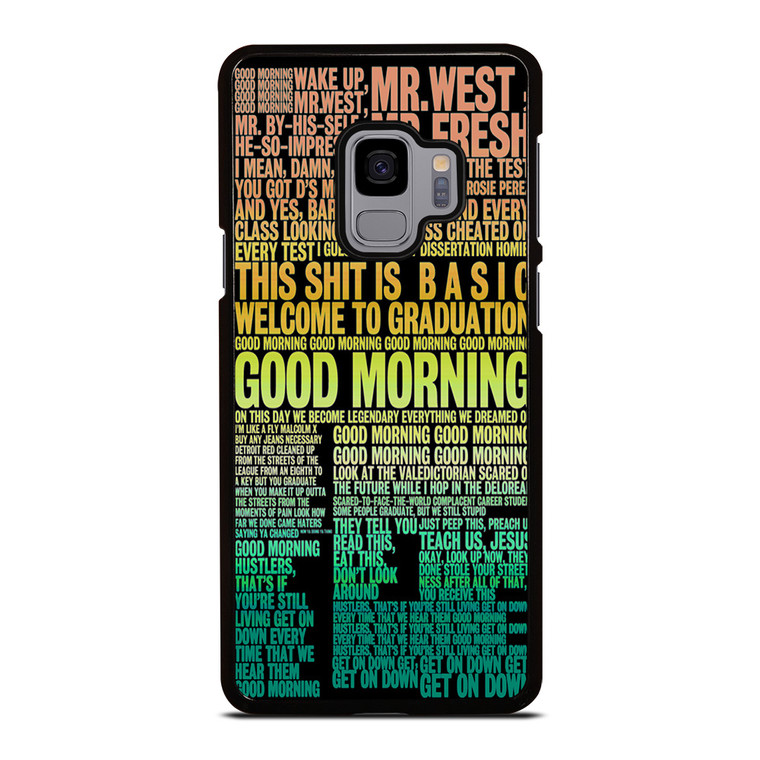 KANYE WEST RAPPER LYRICS Samsung Galaxy S9 Case Cover