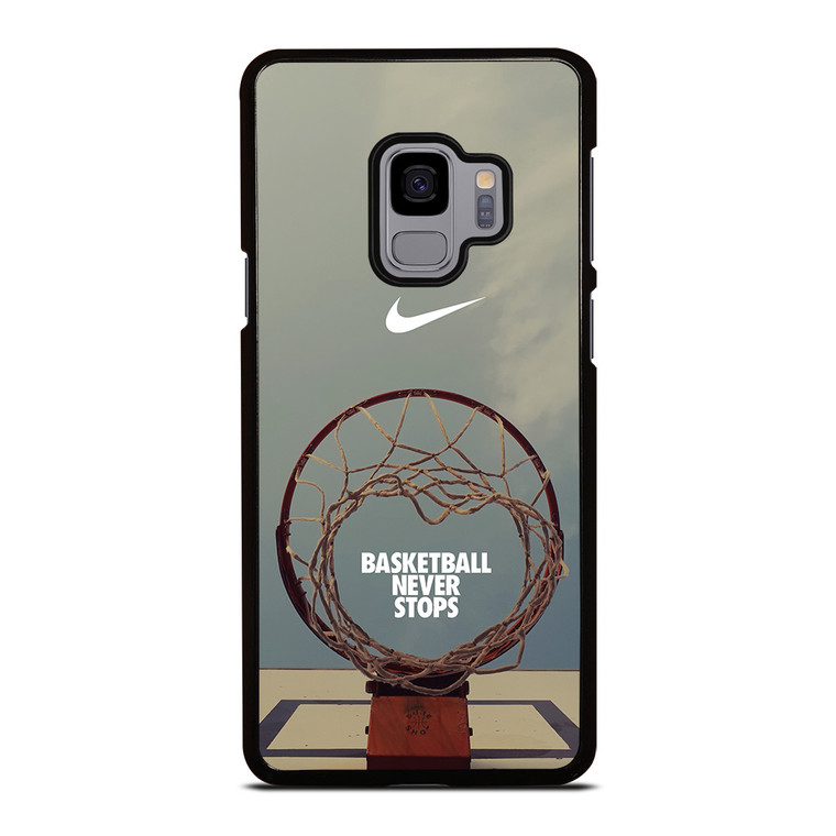 NIKE BASKETBALL NEVER STOPS RING Samsung Galaxy S9 Case Cover