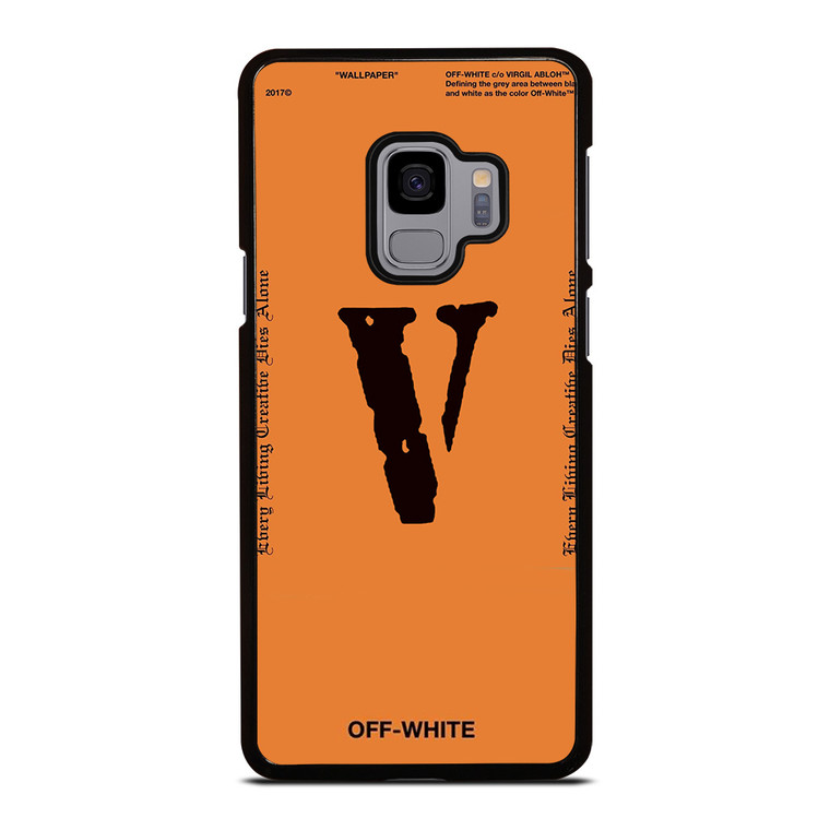 OFF WHITE V LONE LOGO Samsung Galaxy S9 Case Cover